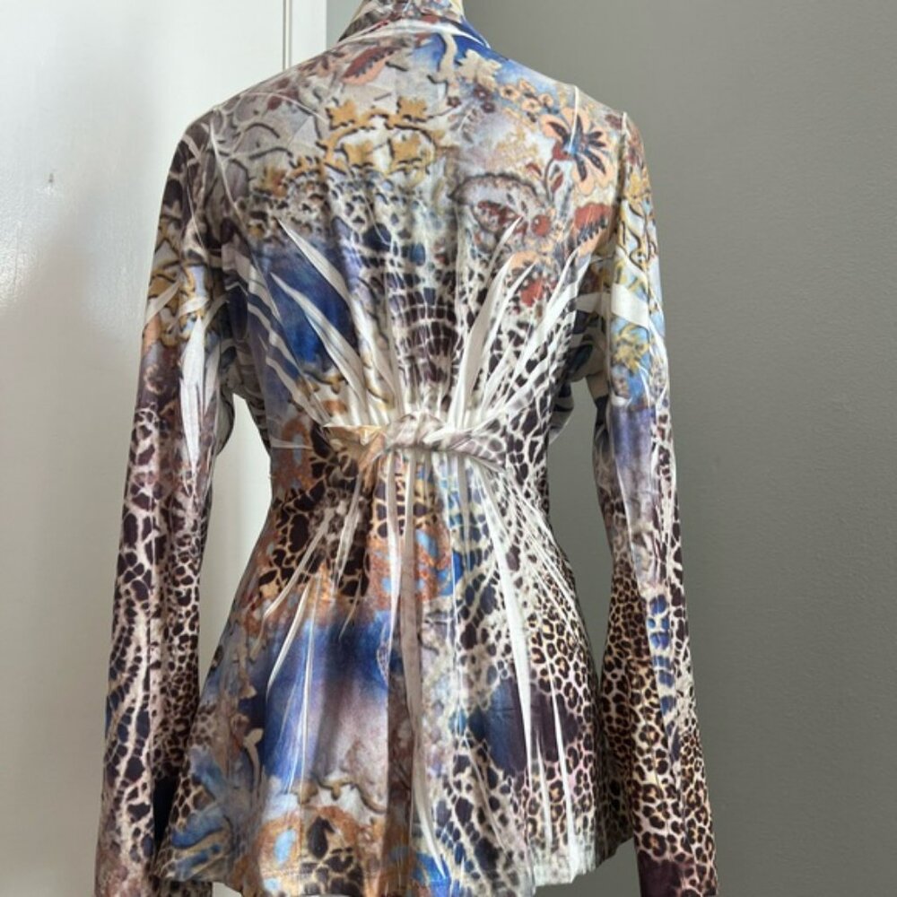 Wild Patterned Women's Blazer - image 4